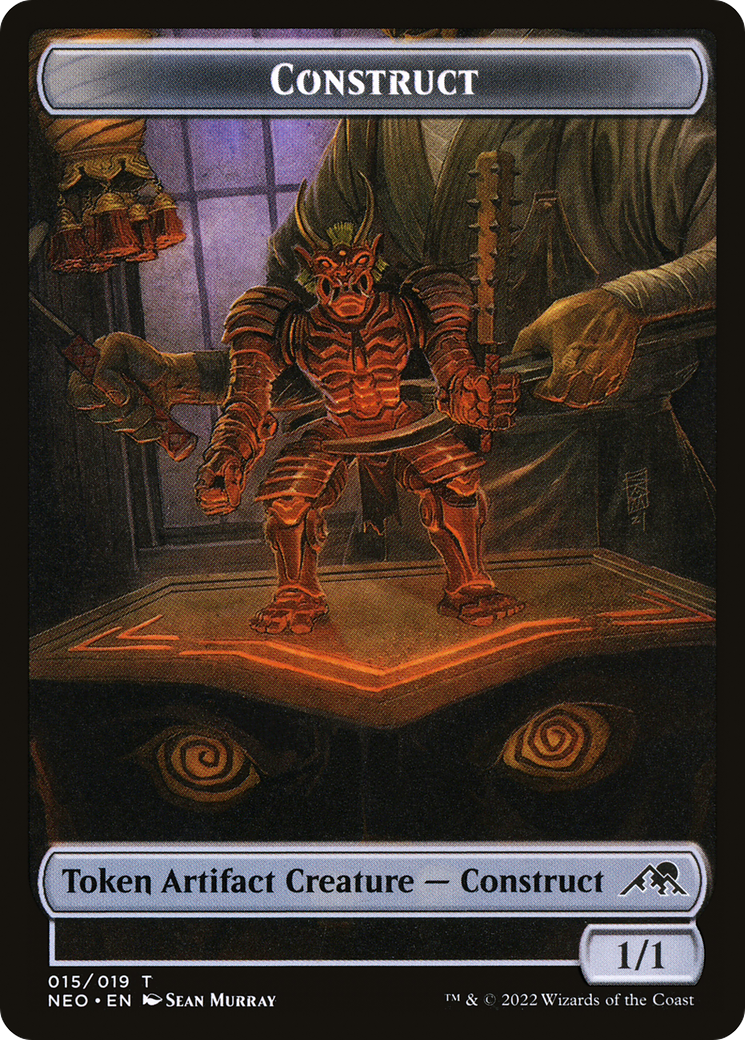 Construct (TNEO-015) - Kamigawa: Neon Dynasty Tokens Foil