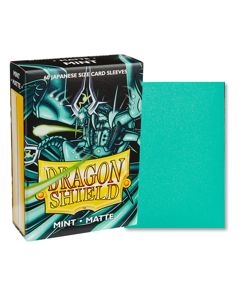 Dragon Shield | Japanese Size Sleeves | 60ct | Mint (Matte)