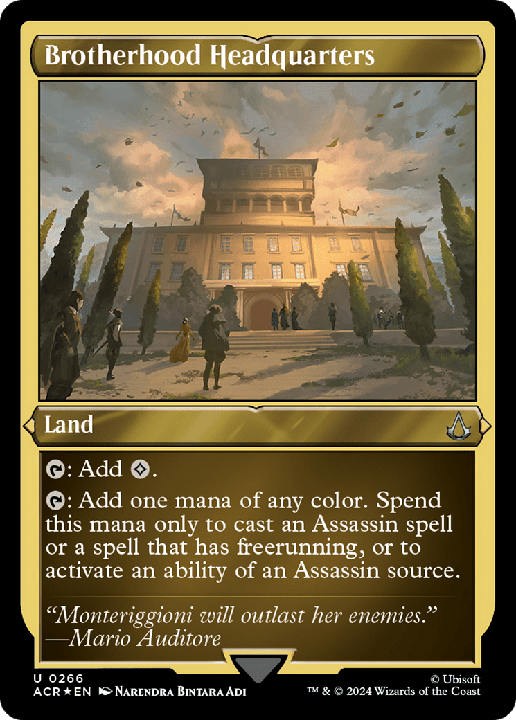 Brotherhood Headquarters (ACR-266) - Assassin's Creed Etched Foil