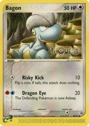 Bagon - 50/97 (InQuest Gamer)/97 Nintendo Promos - Promo