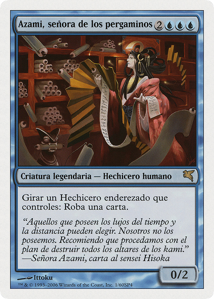 Azami, Lady of Scrolls (PSAL-0H1) - Salvat 2005
