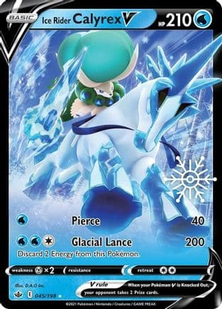 Ice Rider Calyrex V (Holiday Calendar) 045/198 - Miscellaneous Cards & Products Holofoil