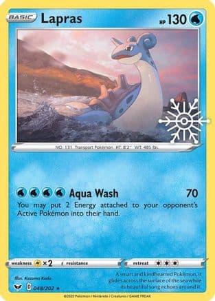 Lapras (Holiday Calendar) 048/202 - Miscellaneous Cards & Products Holofoil