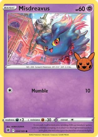 Misdreavus 058- Trick or Trade BOOster Bundle