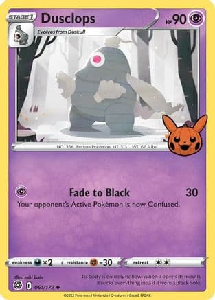 Dusclops 061- Trick or Trade BOOster Bundle