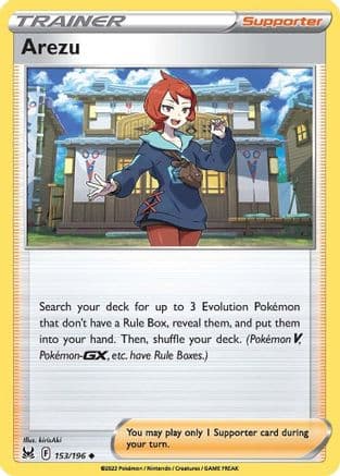 Arezu 153/196 - SWSH11 Lost Origin Reverse Holofoil