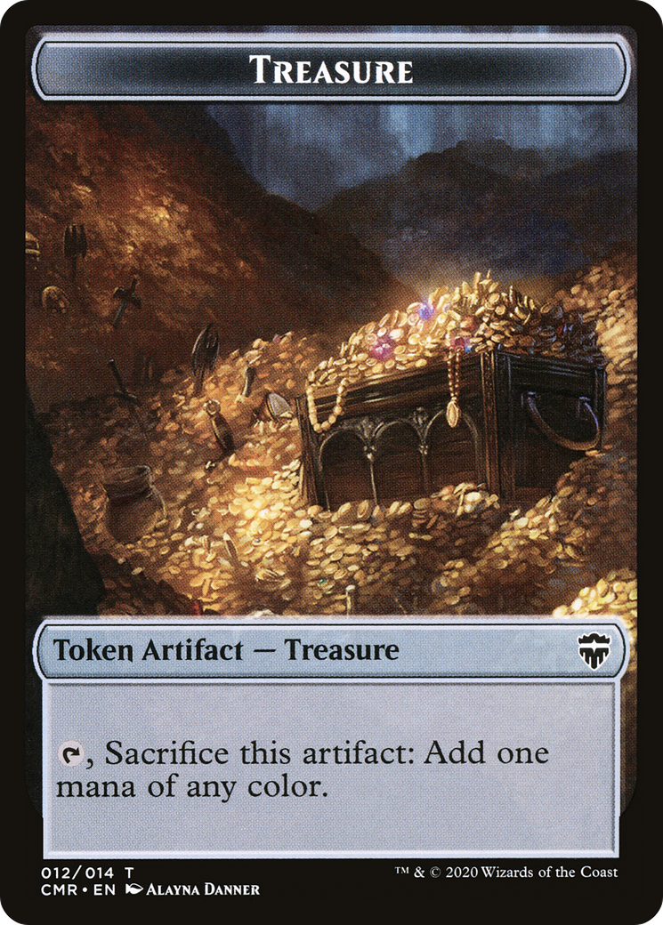 Treasure (TCMR-012) - Commander Legends Tokens Foil