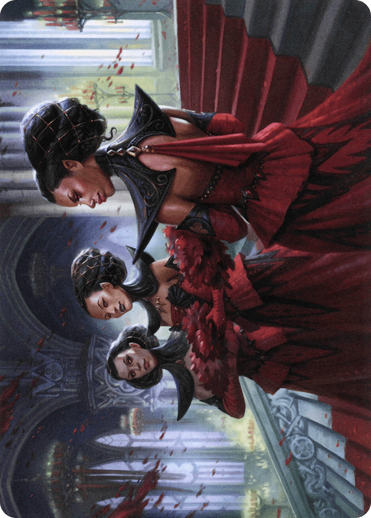 Olivia's Attendants // Olivia's Attendants (AVOW-047) - Crimson Vow Art Series (Borderless) Foil