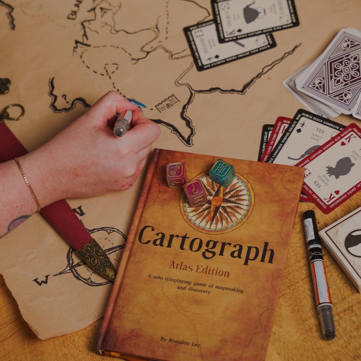 Cartograph (Atlas Edition) | A Solo Roleplaying Game