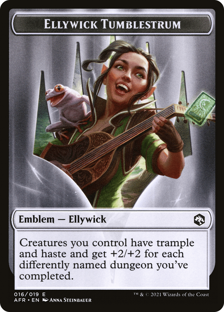 Ellywick Tumblestrum Emblem (TAFR-016) - Adventures in the Forgotten Realms Tokens Foil