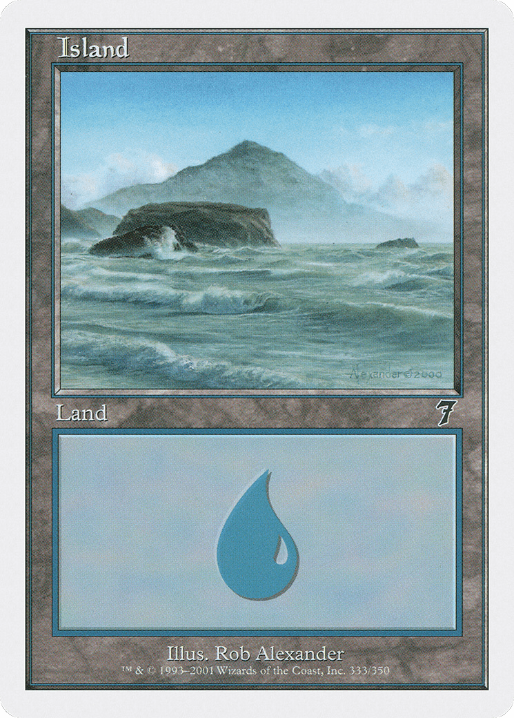 Island (7ED-333) - Seventh Edition
