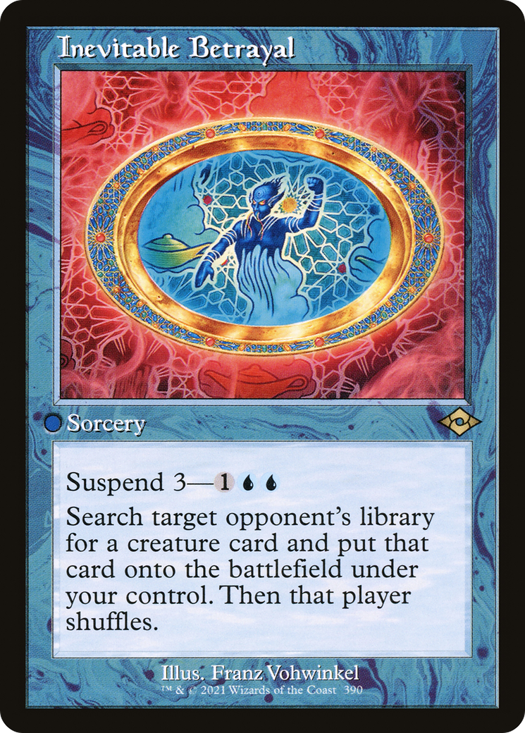 Inevitable Betrayal (MH2-390) - Modern Horizons 2 Etched Foil