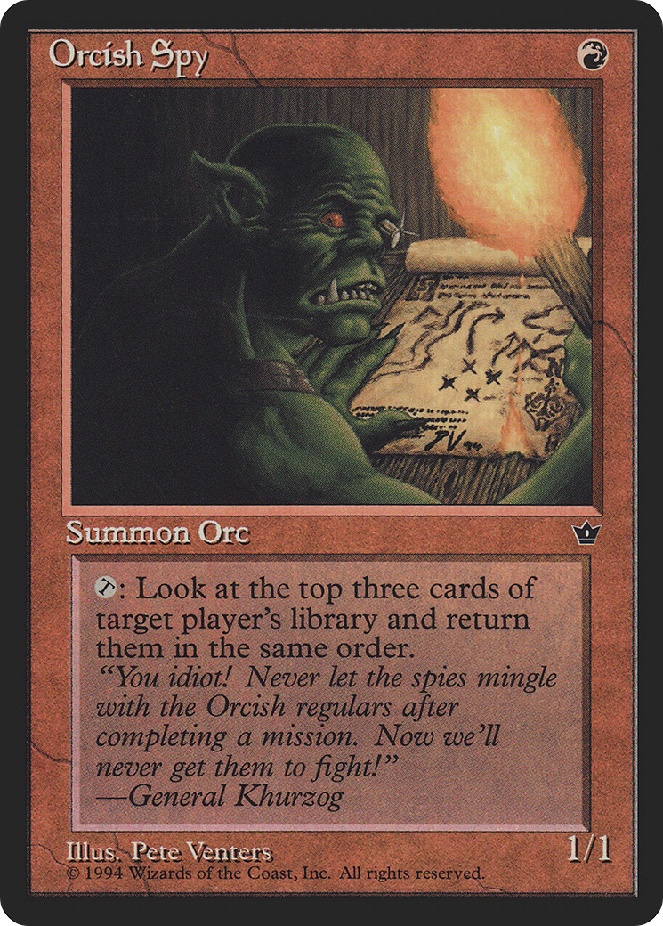 Orcish Spy (FEM-61C) - Fallen Empires