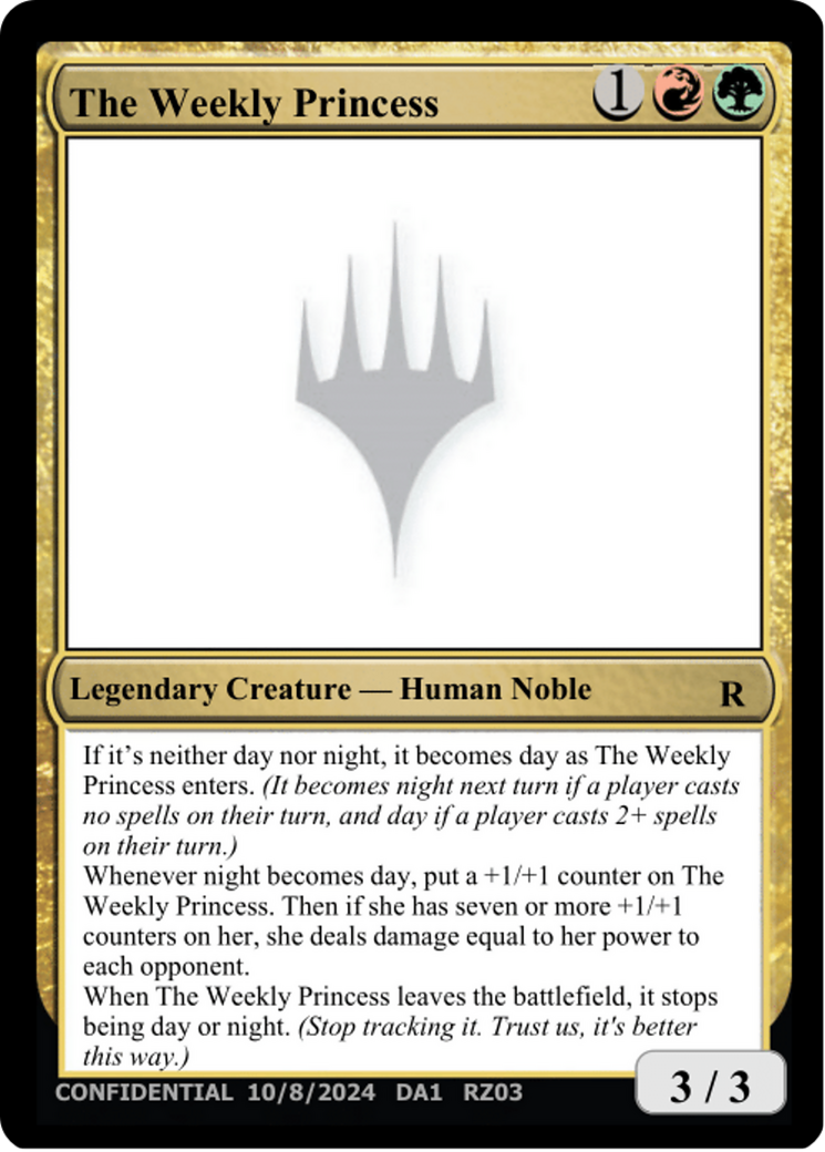 The Weekly Princess (DA1-RZ03E) - Unknown Event