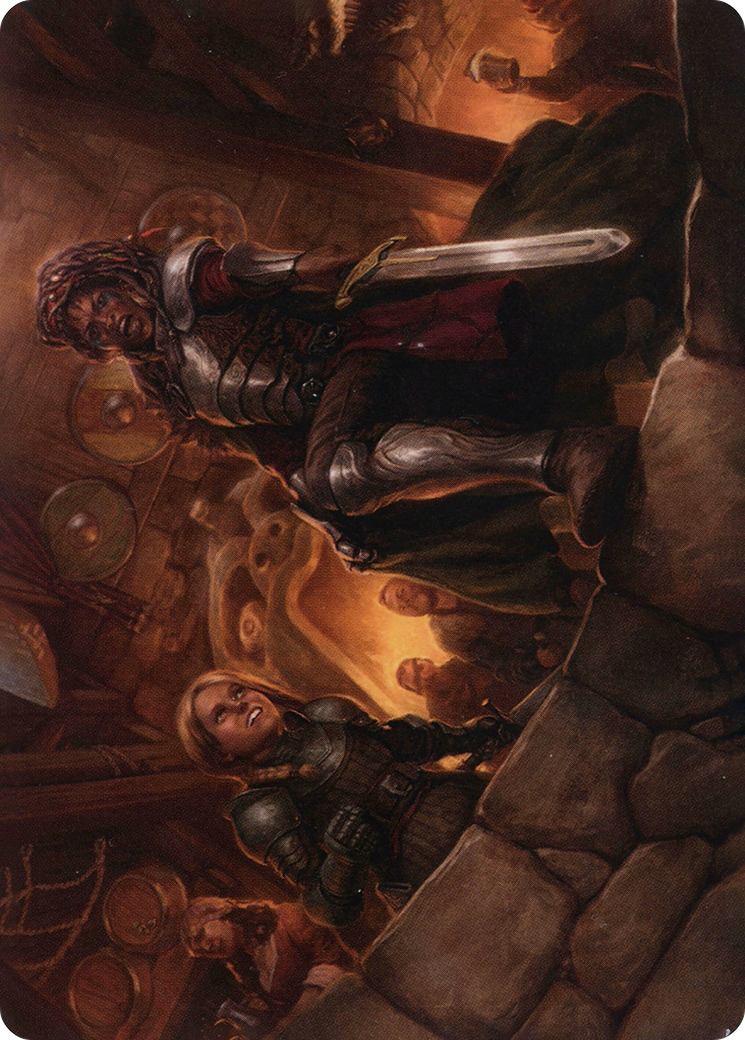 Veteran Dungeoneer // Veteran Dungeoneer (AAFR-036) - Adventures in the Forgotten Realms Art Series (Borderless) Foil