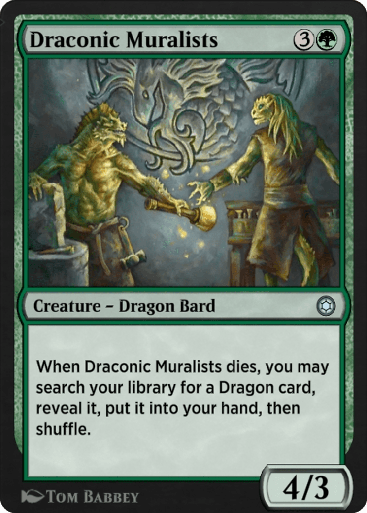 Draconic Muralists (HBG-205) - Alchemy Horizons: Baldur's Gate