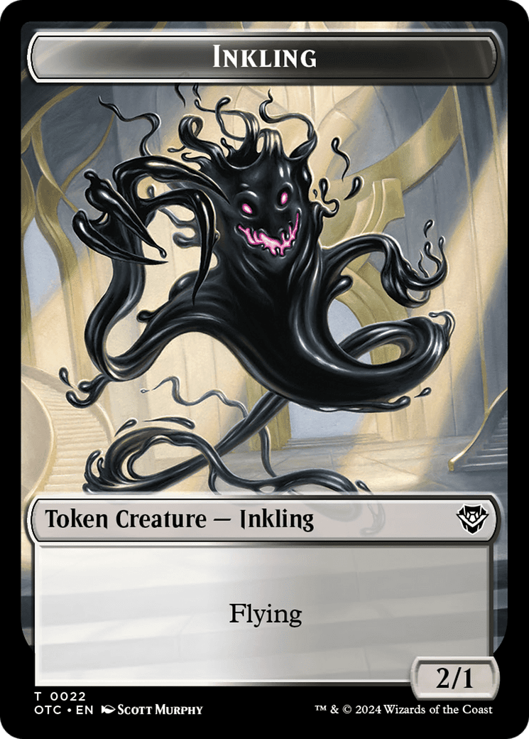 Inkling (TOTC-022) - Outlaws of Thunder Junction Commander Tokens Foil