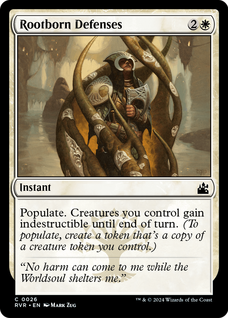 Rootborn Defenses (RVR-026) - Ravnica Remastered