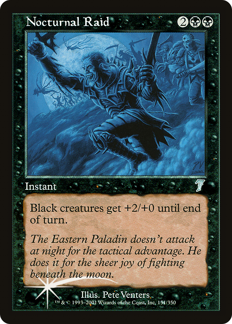 Nocturnal Raid (7ED-151★) - Seventh Edition Foil