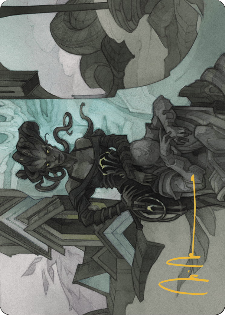 Vraska Joins Up // Vraska Joins Up (AOTJ-034) - Outlaws of Thunder Junction Art Series (Borderless)