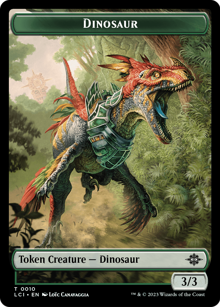 Dinosaur (TLCI-010) - The Lost Caverns of Ixalan Tokens Foil