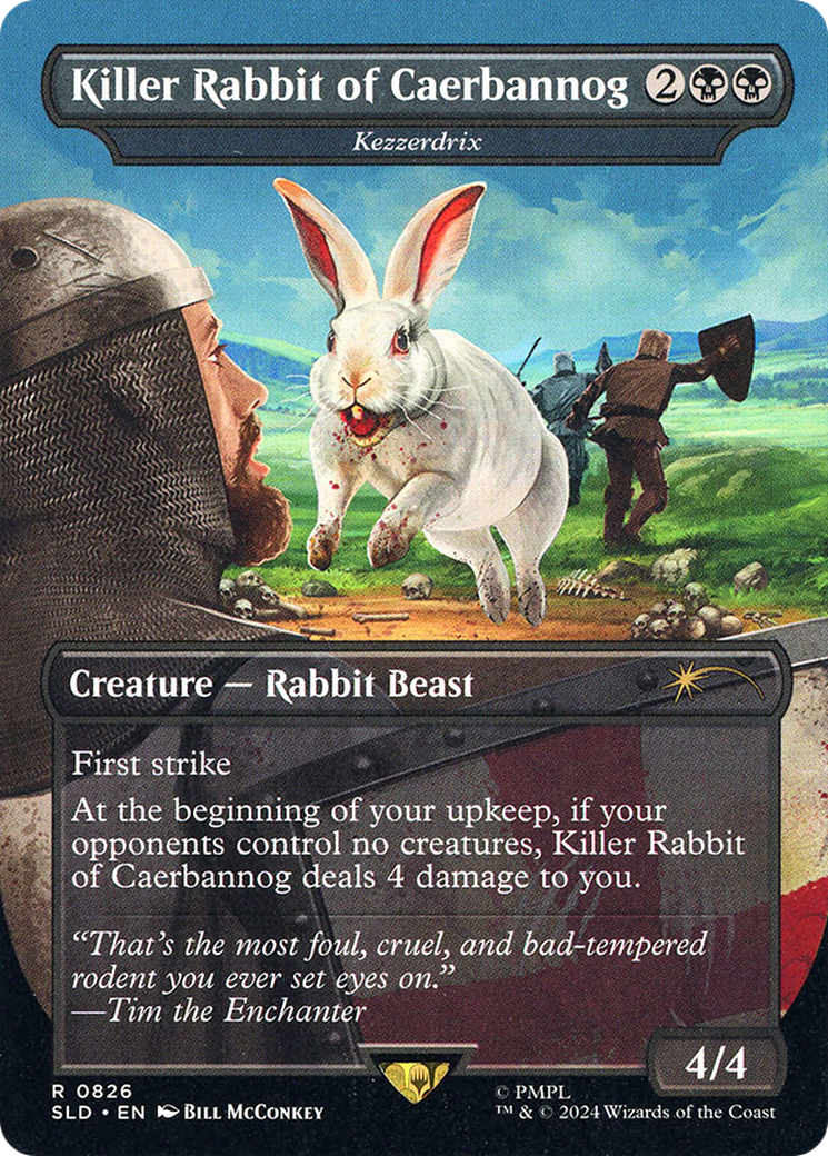 Kezzerdrix (SLD-826) - Secret Lair Drop / Killer Rabbit of Caerbannog