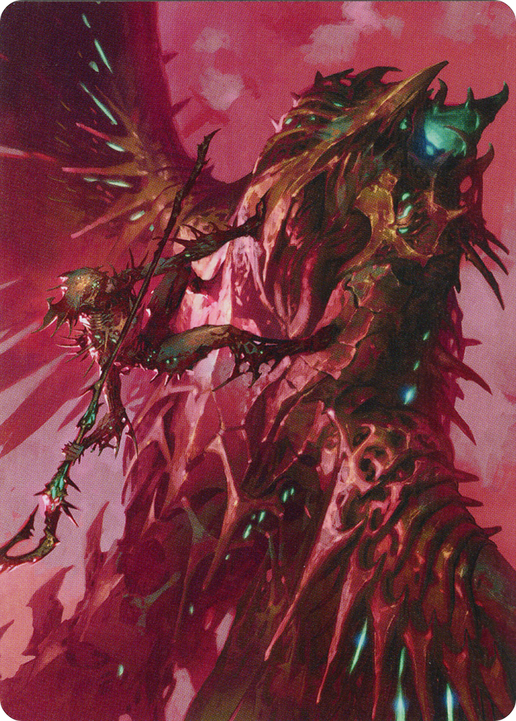 Skyclave Invader // Skyclave Invader (AMOM-018) - March of the Machine Art Series (Borderless) Foil