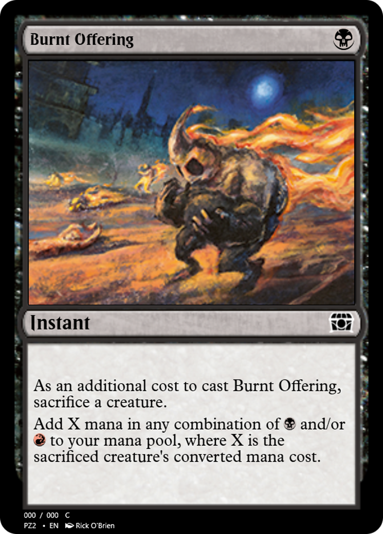 Burnt Offering (PZ2-65833) - Treasure Chest Foil