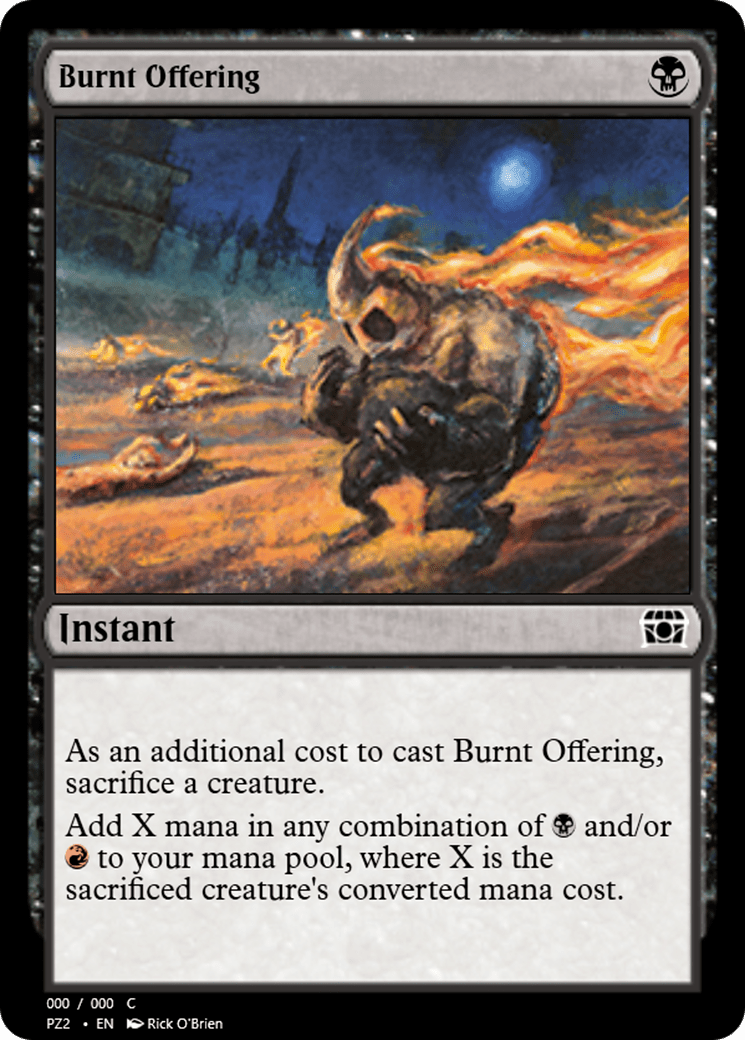 Burnt Offering (PZ2-65833) - Treasure Chest Foil