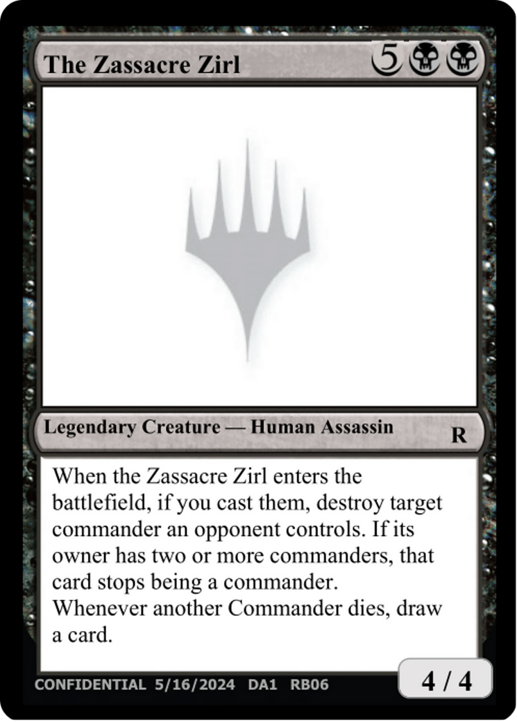 The Zassacre Zirl (DA1-RB06) - Unknown Event