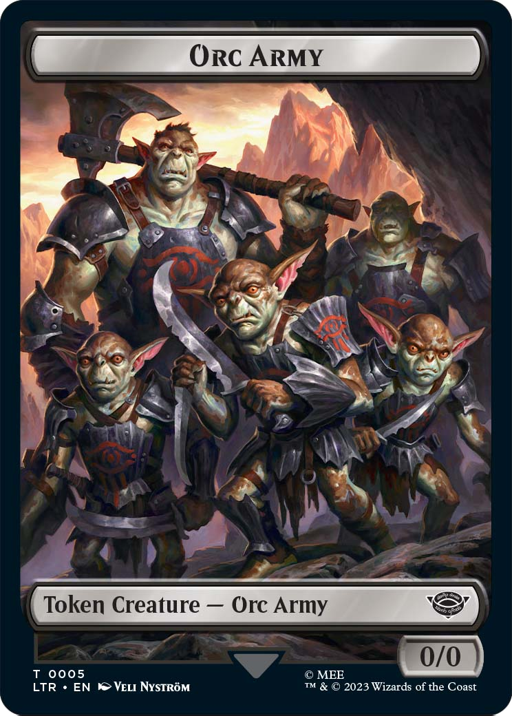 Orc Army (TLTR-005) - Tales of Middle-earth Tokens Foil
