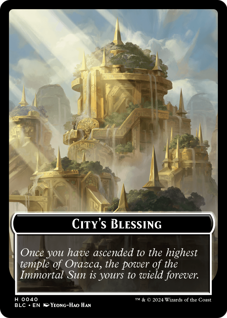 City's Blessing (TBLC-040) - Bloomburrow Commander Tokens Foil
