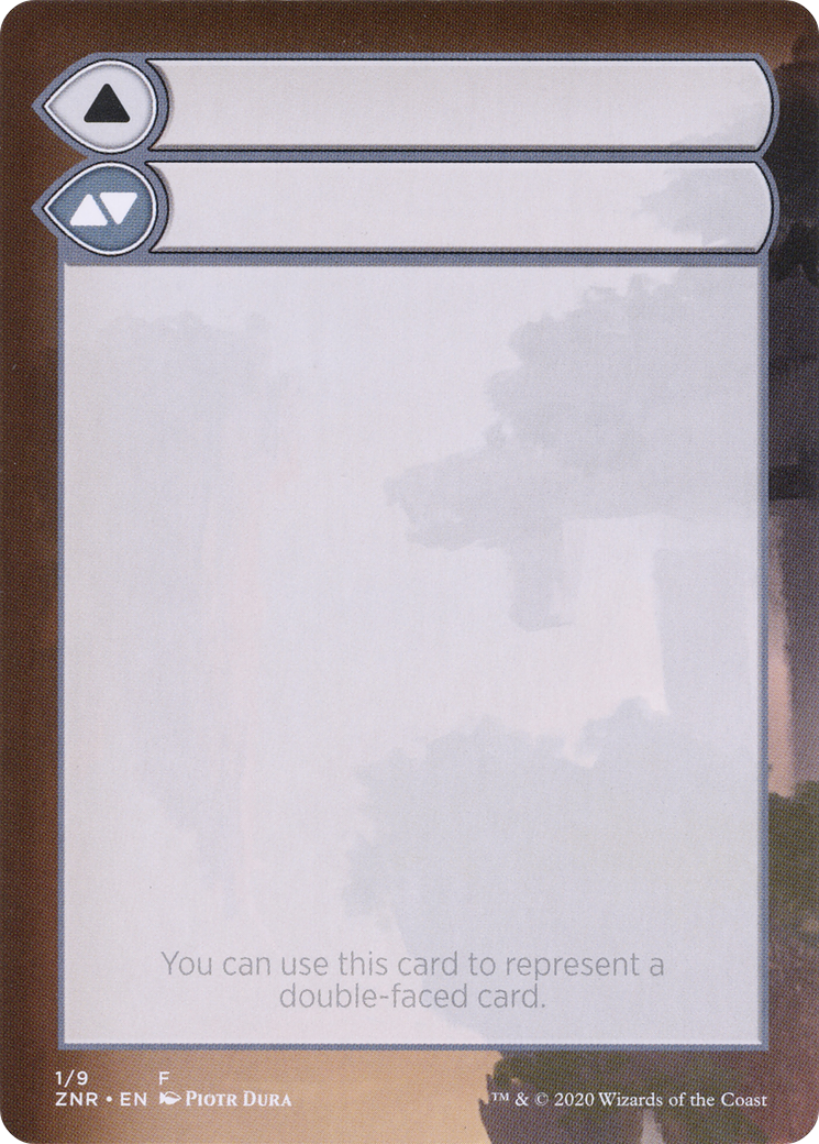 Double-Faced Substitute Card (SZNR-001) - Zendikar Rising Substitute Cards (Borderless)