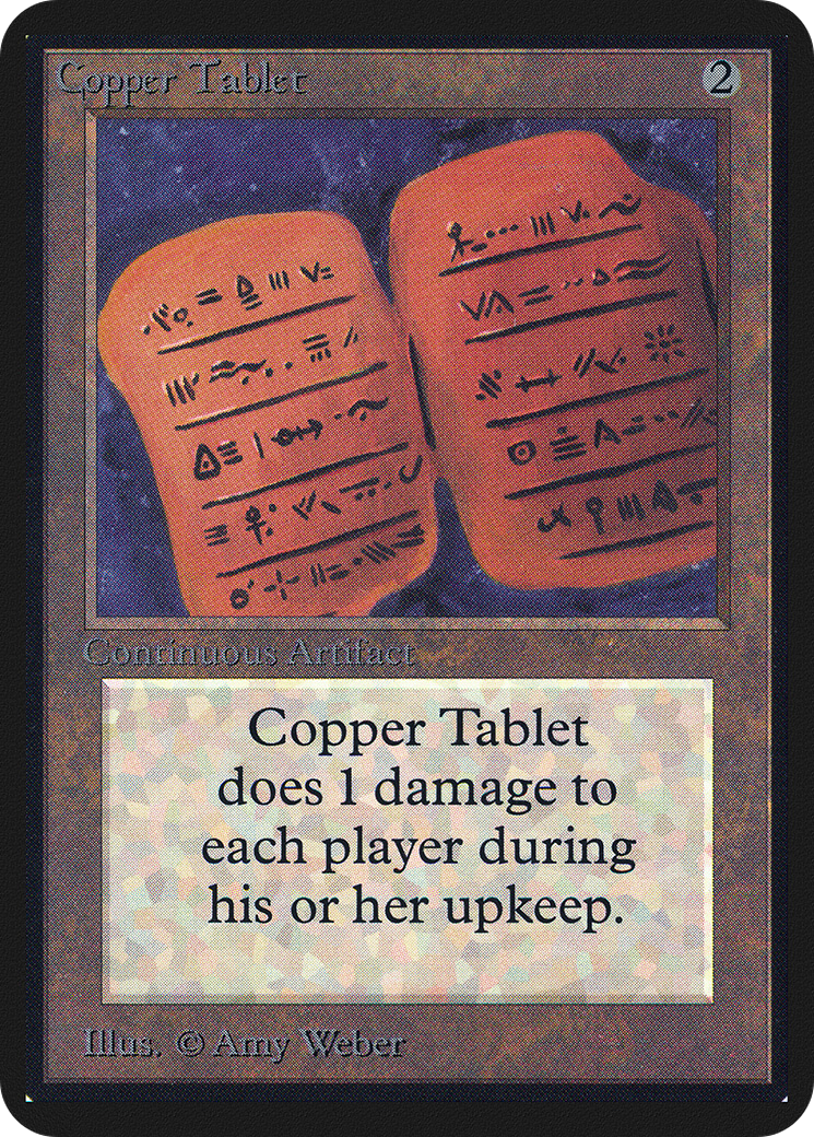 Copper Tablet (LEA-238) - Limited Edition Alpha