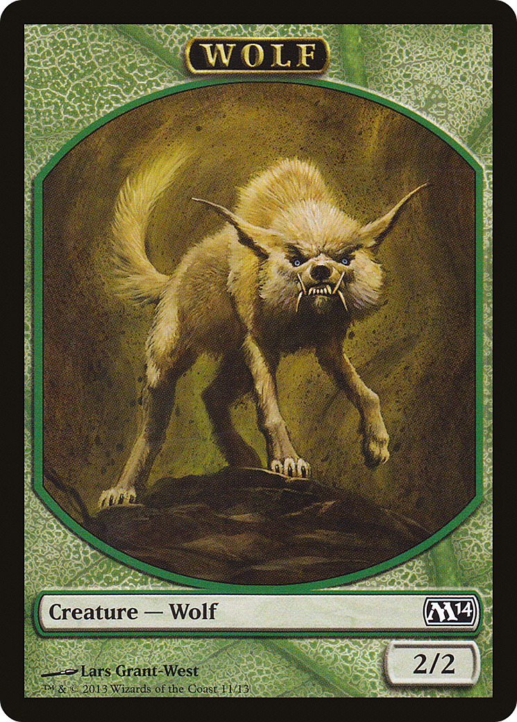 Wolf (TM14-011) - Magic 2014 Tokens