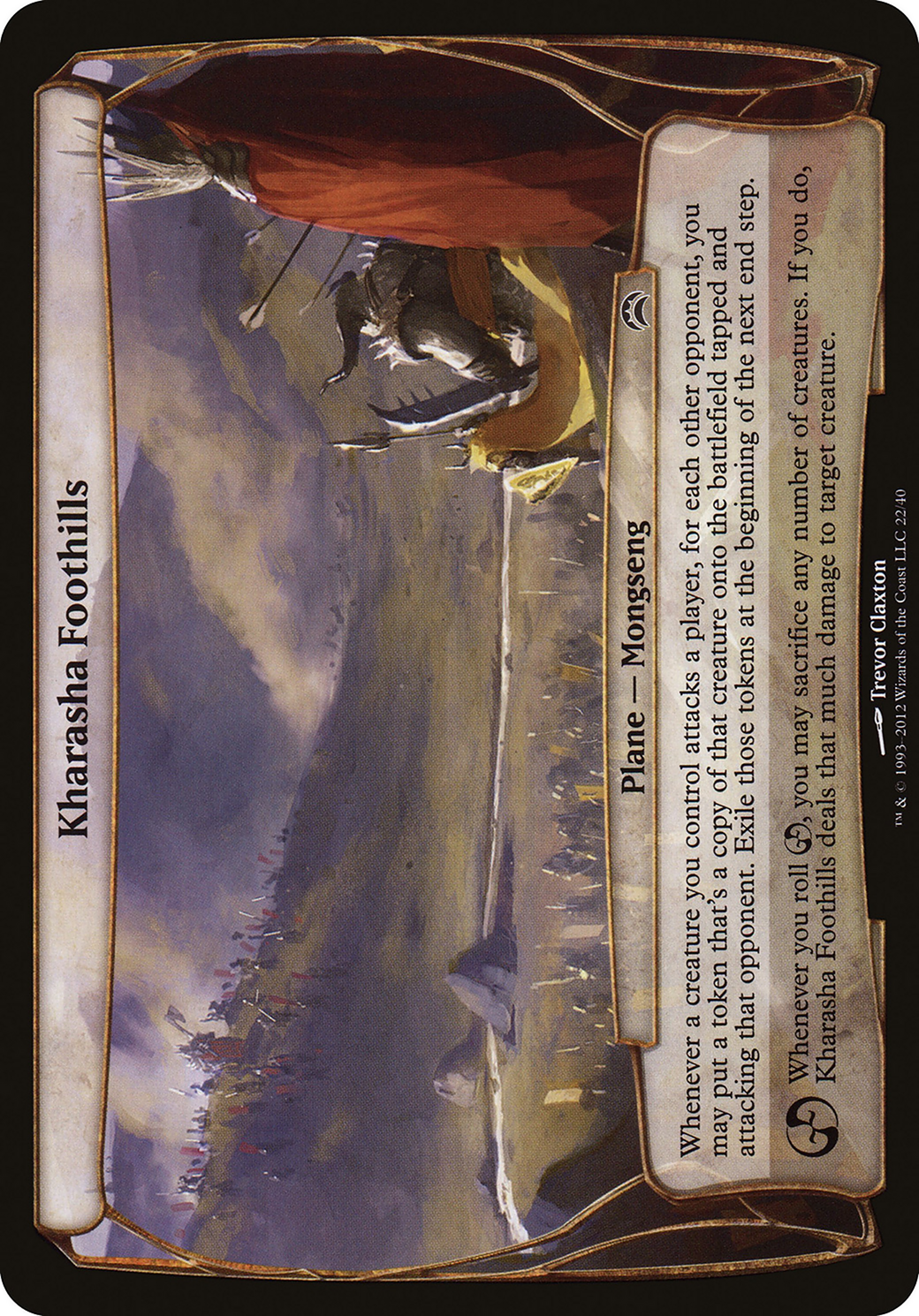 Kharasha Foothills (OPC2-022) - Planechase 2012 Planes