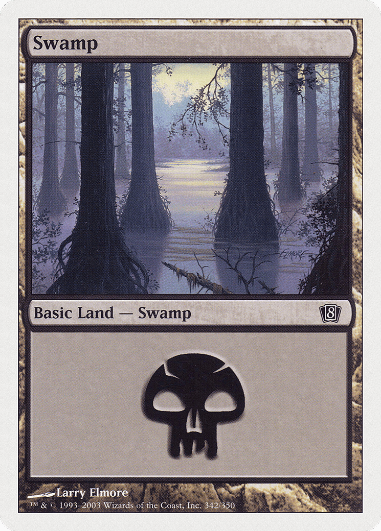 Swamp (8ED-342) - Eighth Edition