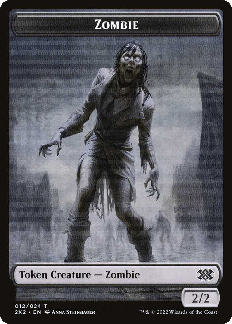 Zombie (T2X2-012) - Double Masters 2022 Tokens Foil