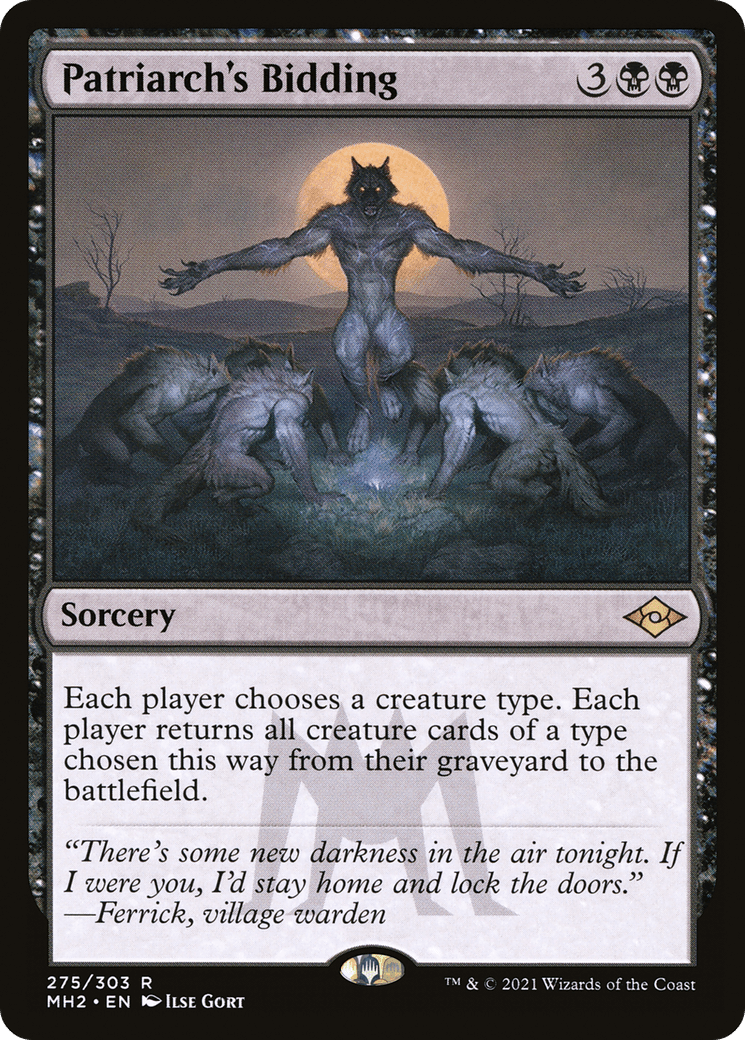 Patriarch's Bidding (MH2-275) - Modern Horizons 2 Etched Foil