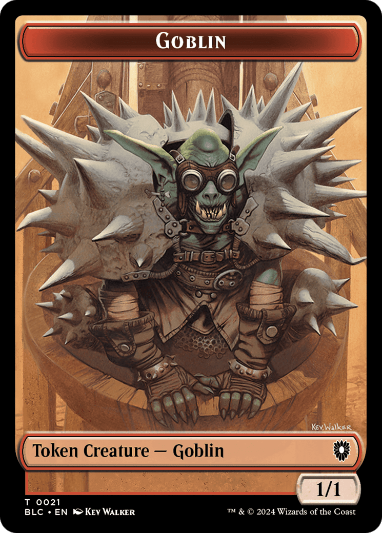Goblin (TBLC-021) - Bloomburrow Commander Tokens
