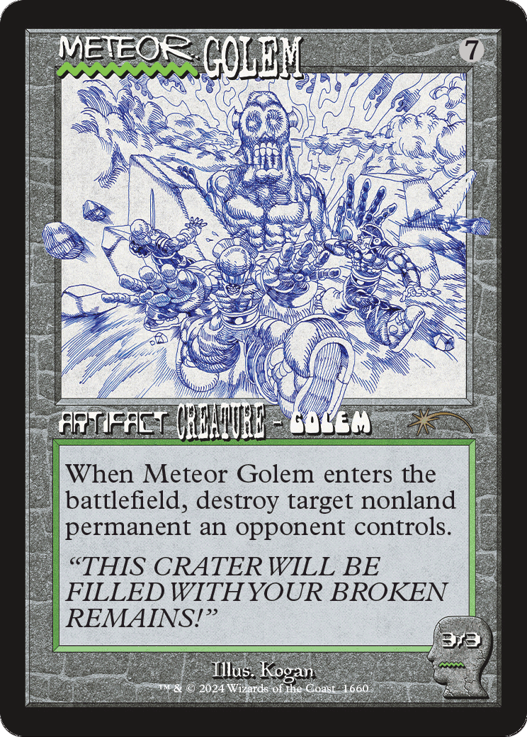 Meteor Golem (SLD-1660) - Secret Lair Drop Foil