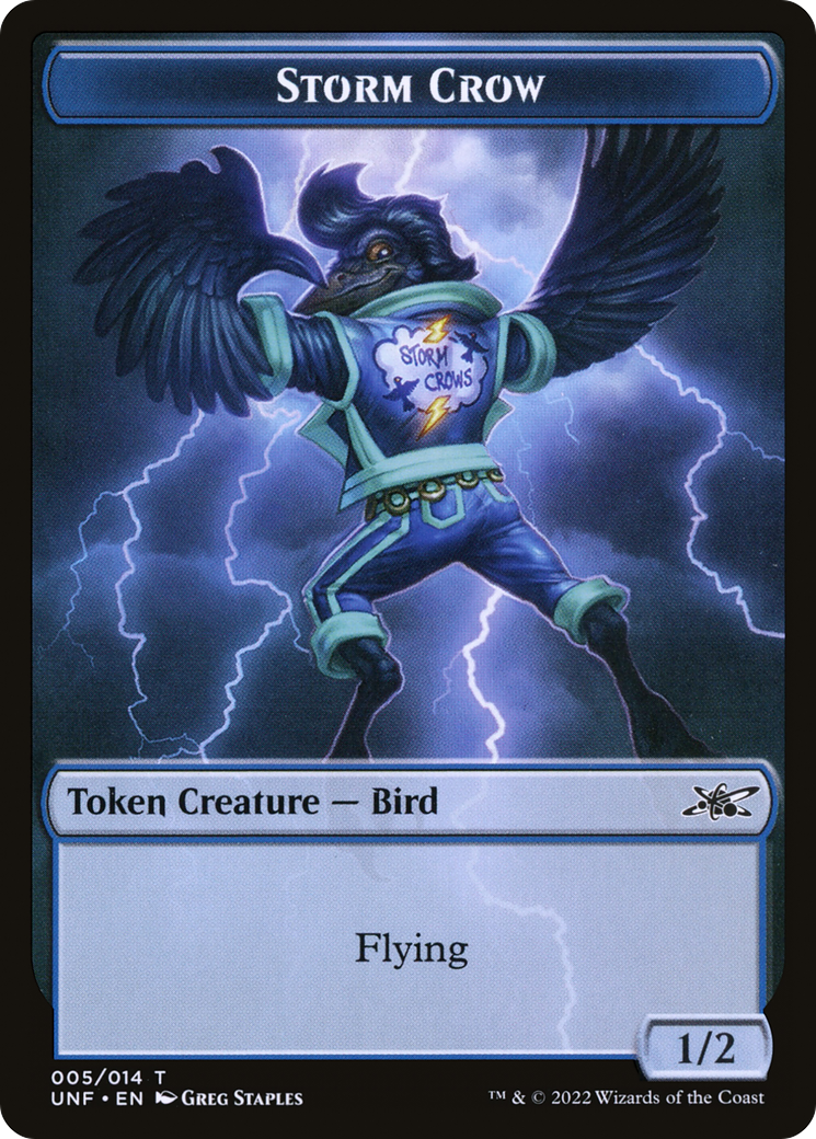Storm Crow (TUNF-005) - Unfinity Tokens Foil