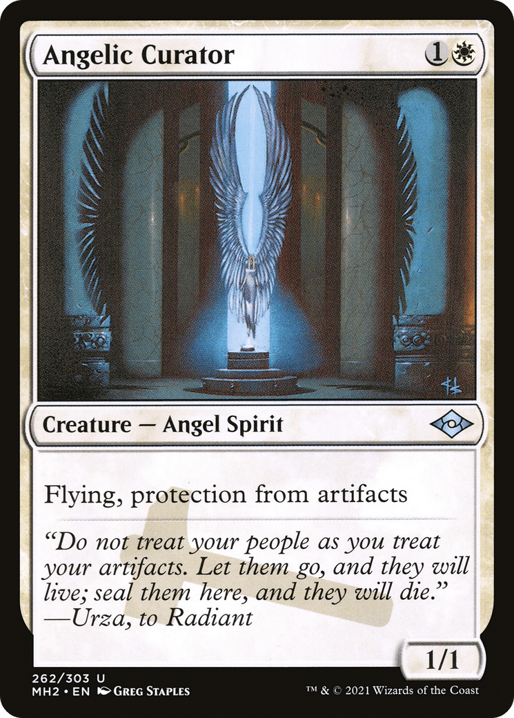 Angelic Curator (MH2-262) - Modern Horizons 2 Etched Foil