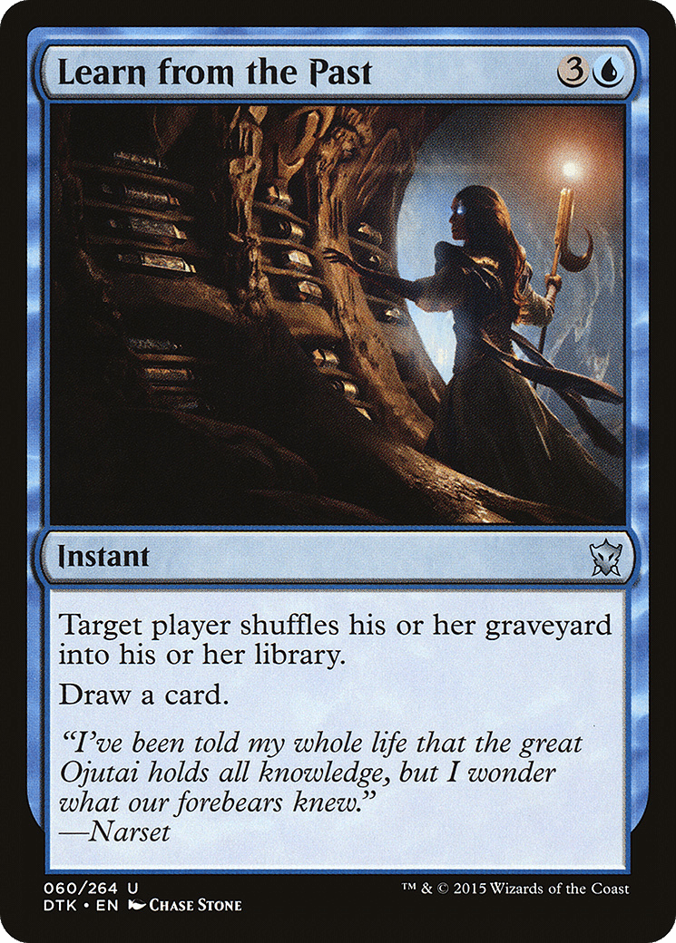 Learn from the Past (DTK-060) - Dragons of Tarkir Foil