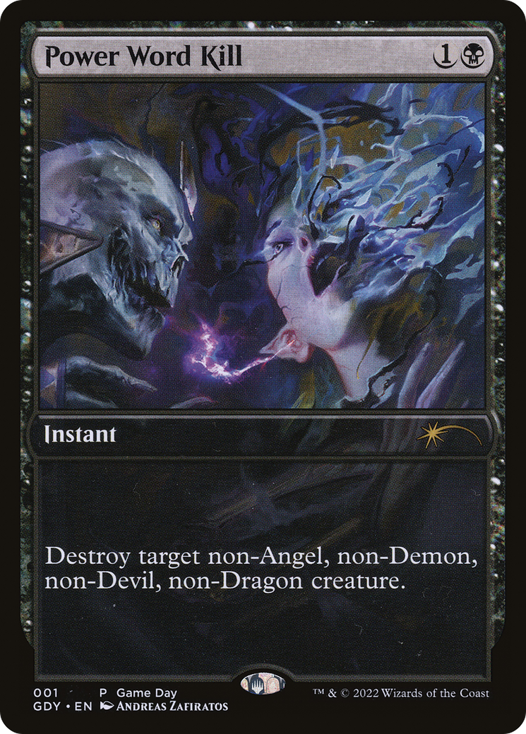 Power Word Kill (GDY-001) - Game Day Promos Foil