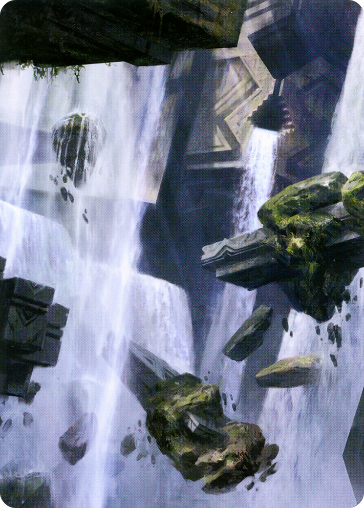 Island // Island (AZNR-010) - Zendikar Rising Art Series (Borderless)
