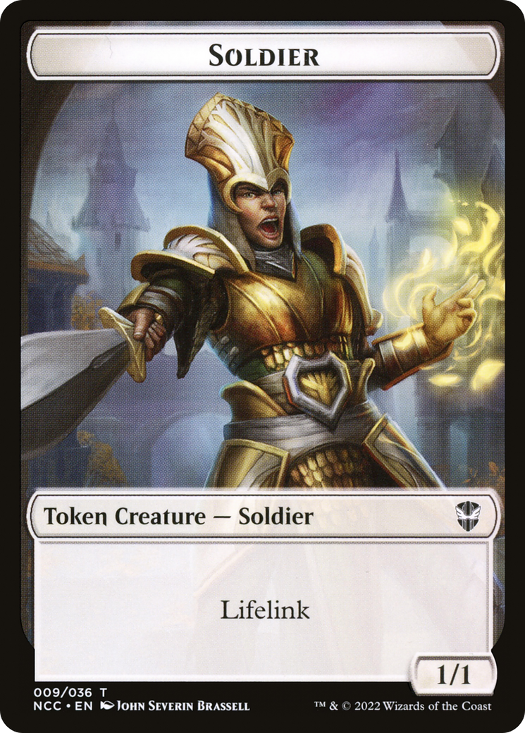 Soldier (TNCC-009) - New Capenna Commander Tokens Foil