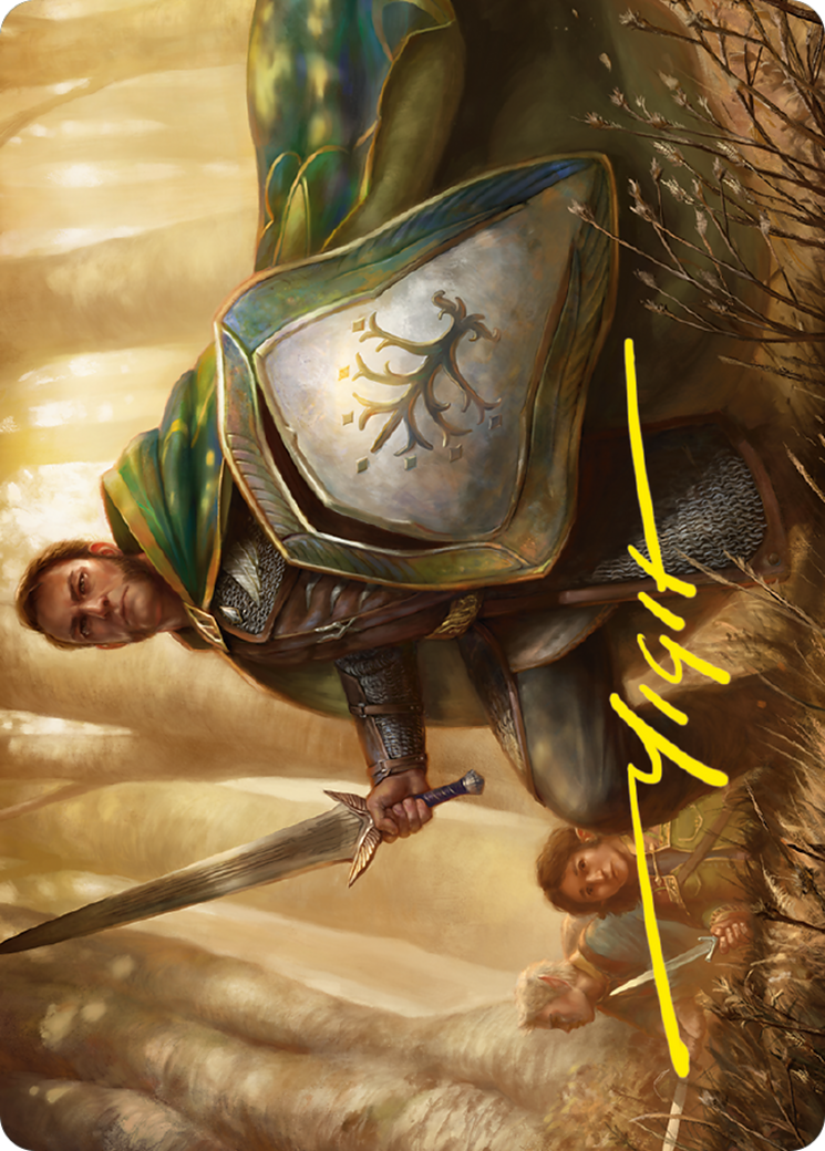 Boromir, Warden of the Tower // Boromir, Warden of the Tower (ALTR-001) - Tales of Middle-earth Art Series (Borderless)