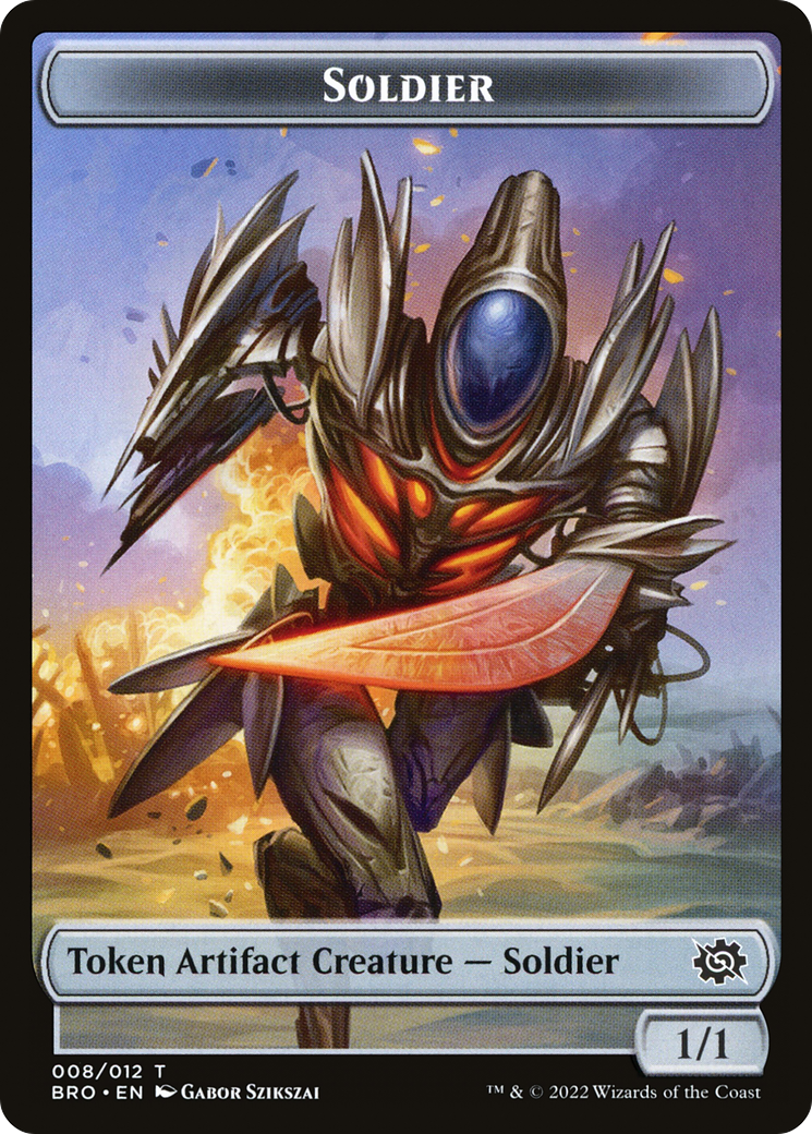 Soldier (TBRO-008) - The Brothers' War Tokens Foil