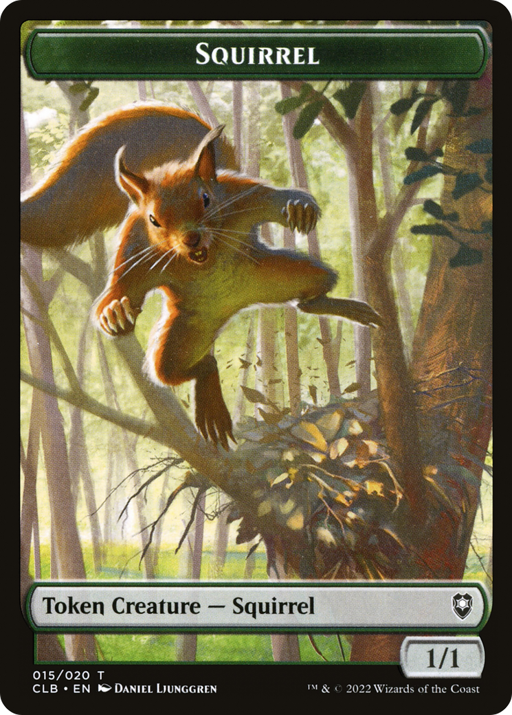 Squirrel (TCLB-015) - Battle for Baldur's Gate Tokens Foil
